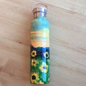Insulated Stainless Steel Bottle Sunflowers NEW